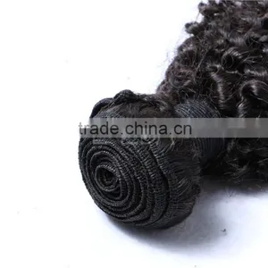4A Grade Mongolian Afro Kinky Curly Human Hair Weave, Tight Kinky Curly Weave thumbnail-5