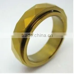 Gold Tungsten Carbide Finger Rings thumbnail-1