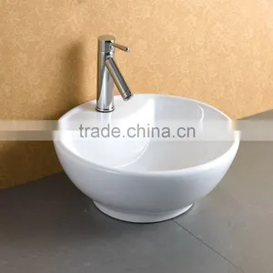 China White Ceramic Bathroom Vanity Basin thumbnail-4
