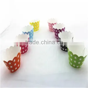 Wedding Cake Decoration Colorful Cupcake Wrappers Party Favor Supplies thumbnail-1