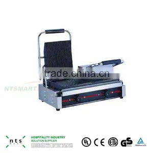 Fast Food Restaurant Enamel Coating Electric Contact Grill thumbnail-3