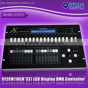 QY-C1311 X-512B Dmx Stage Light Controller With Joystick Control 32pcs Lights at 16ch thumbnail-1