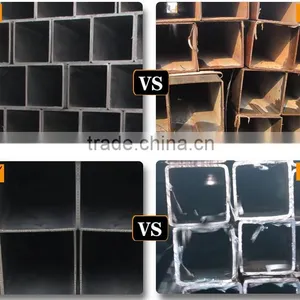 MS ERW Black Square And Rectangular Hollow Section Pipes/40x40 Steel Square Pipe thumbnail-1