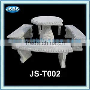 China Modern Outdoor Stone Tables and Benches thumbnail-1