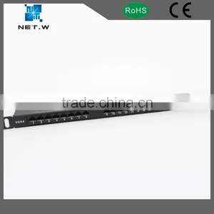 19 Inch Patch Panel, Cat6 Patch, 0.5u Height Utp Network Panels thumbnail-3