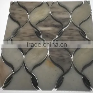 Accurate Water Jet Glass Cutting Stone Texture Color Tile Mix Quality Choice thumbnail-1
