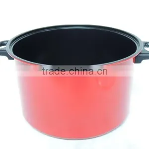 6L Carbon Steel Pasta Pot With Strainer thumbnail-3