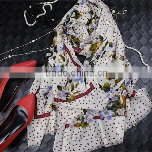 Wholesale Custom Logo 100% Silk Printing Scarf thumbnail-6
