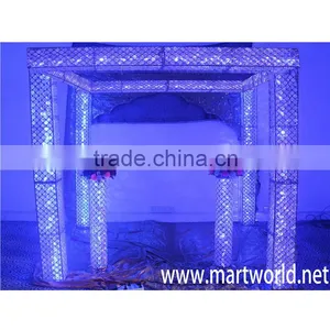 High Quality Lighting Crystal Mandap for Wedding Events&party thumbnail-1