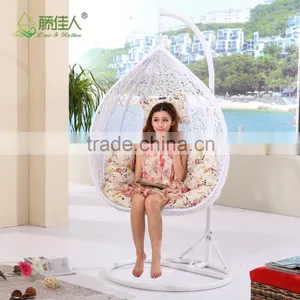 Outdoor Rattan Wicker Hanging Egg Chair thumbnail-5