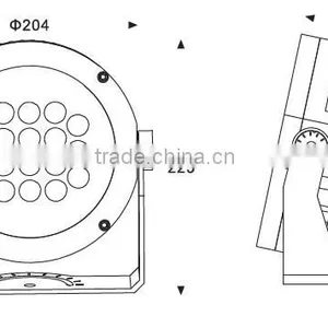 36W China CE Approved IP65 Waterproof High Power LED Garden Lights thumbnail-2