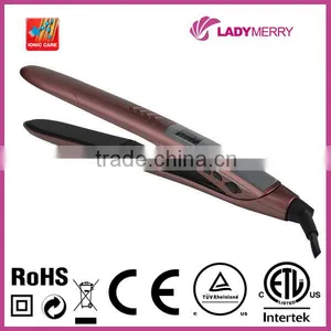 CTUVUS CE ROHS LCD Slim Curved 230C/450F Private Labling Electric Hair Straightener thumbnail-1