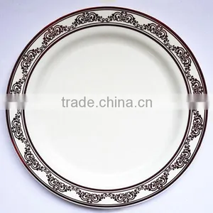 6'' Disposable PS Plate With Silver Rim thumbnail-3