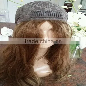 Virgin Human Hair Silk Straight European Hair Wig for White Women thumbnail-3