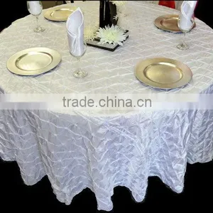 Fancy Wedding Table Cloths,taffeta Pinwheel Tablecloths thumbnail-1