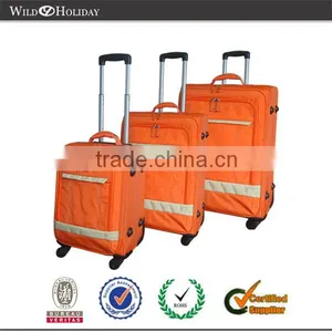 Vintage Colorful Polyester Travel Luggage Case thumbnail-1