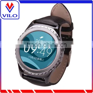 Genuine Leather Watch Strap Band Waterproof Leather Watch Strap for Samsung thumbnail-1