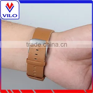Genuine Leather Band Clasic Watchband Bracelet For Fitbit Blaze thumbnail-4