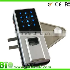 China Knot Frameless Glass Door Electric Sliding Door Key Lock (HF-GL801) thumbnail-1