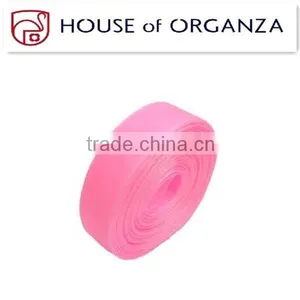 2014 High Quality Pink Organza Chrismas Ribbon for Chrismas thumbnail-1