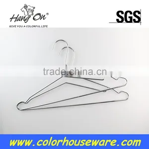 Sale Chrome Wire Hanger for Clothes thumbnail-2