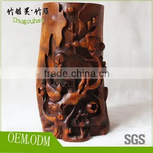 China Folk Art Crafts Collection Bamboo Root Carving thumbnail-1
