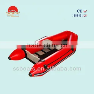 Sunshine 2.7m Cheap Aluminum Hull Inflatable Fishing Boat thumbnail-1
