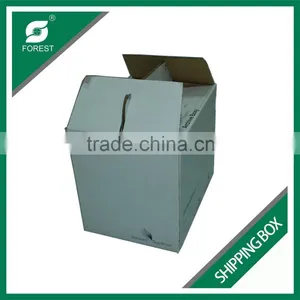 CUSTOMIZED MADE SHIPPING BOX FOR ARCHIVES 3 PLYS CARTON SHIPPING BOX WITH HANDLE thumbnail-1