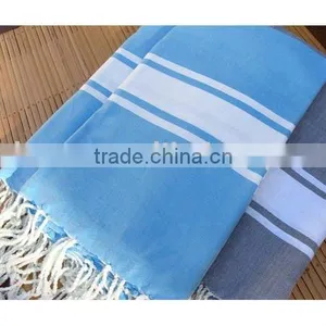 100% Cotton Yarn Dyed Woven Stripe Hamam Towel thumbnail-1