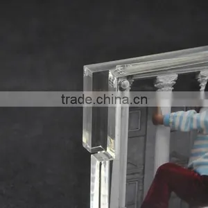 22mm Transparent Acrylic Magnetic Photo Frame Bolck thumbnail-5