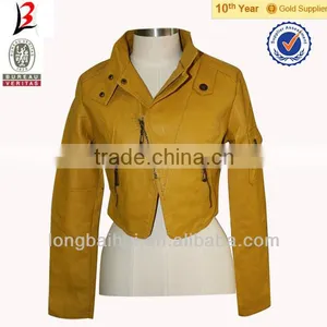 Fashion Women Leather Jacket thumbnail-1