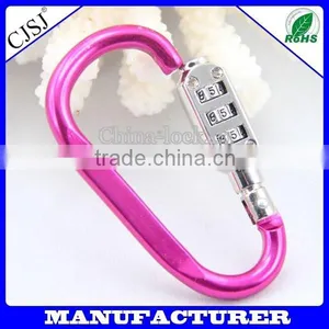 High Quality Cjsj Brand Safe Aluminum Combination Padlock for Mountaineering Lock thumbnail-1