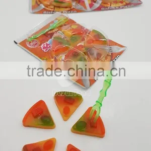 Rubber Pizza Gummy Candy With Fork thumbnail-3