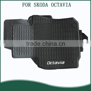 Origional Size Soft Floor Cover Mat With Brand Logo for Skoda Octavia 2007-2009 thumbnail-1