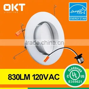 up to 90lm/w ul es 6 In. Recessed White Led Retrofit Kit 10 Watt,120v Input,triac Dimming thumbnail-1