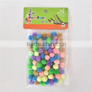 Factory Supply DIY Crafts Acrylic Pale Series Pompoms Toys for Kids or Wedding Party Decoration thumbnail-1