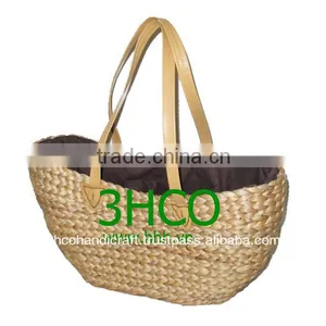 2015 New Product Water Hyacinth Hand Bag for Home Decoration and Furniture thumbnail-1