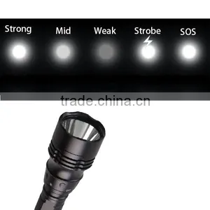 XM-L T6 U2 LED 1800Lm 5 Modes Waterproof Scuba Diving Flashlight Underwater Waterproof Submarine Light Lamp Flashlight Torch thumbnail-2
