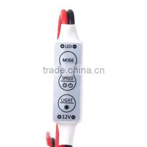 Mini LED Single Color Controller 3 Key LED Dimmer 12V for SMD5050 3528 LED Light Strip thumbnail-3