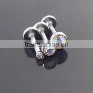 AB Crystal Cartilage Tragus Helix Piercing Stud thumbnail-1
