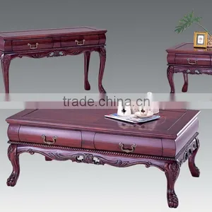 CF30013 Unique Bombe Carved Cutout Apron Queen Anne Coffee End Sofa Table & Bombe Storage Coffee Table thumbnail-1