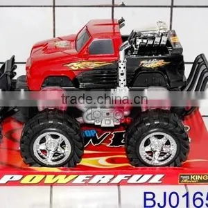 Funny Yellow Truck Toy Happy Kids Plastic Toy Concrete Mixer Truck thumbnail-3