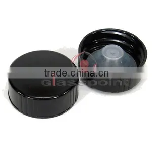 28-400 Black Phenolic Cap w/ Polyseal Cone Liner thumbnail-1
