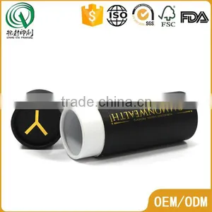 Wholesale OEM Golden Stamping Wine Gift Tubes Cardboard Wine Tube With Custom Printed thumbnail-3