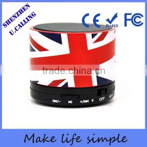 Fashion England Flah Portable Mini Bluetooth Speaker With Mirco SD Card Slots thumbnail-1