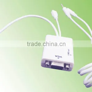 Micro USB 11pin MHL Adaptador VGA + Audio for Smart Phone thumbnail-2