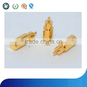 Spring Loaded Gold Plated Brass Pogo Pin thumbnail-2