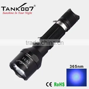 High Power 365nm 5W UV Torch Light for UV Curing, Gas Leak Detection, Blood Inspection (Tank007 PT31) thumbnail-1