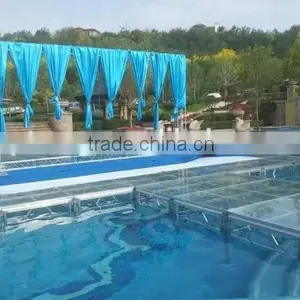 RP Plexiglass Round Stage in the Swimming Pool thumbnail-1
