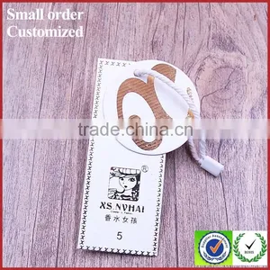 Custom Design Famous Brands Ladies Jeans Scarves Paper Hang Tag thumbnail-4